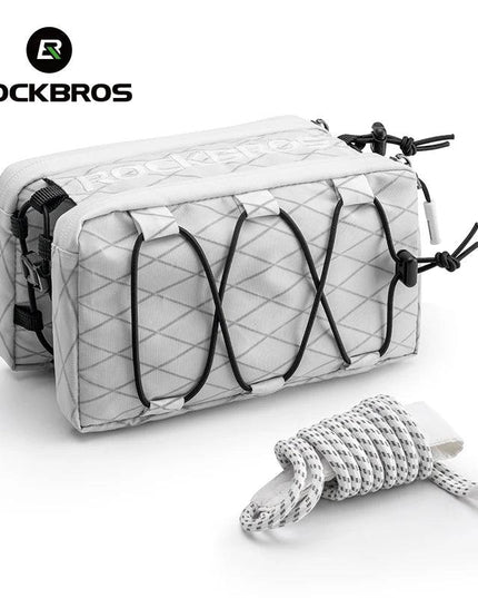 ROCKBROS Bike Bag Top Tube Bag Floating Installation Method Cycling Saddlebags Bicycle Pannier Bag Large Capacity Equipment