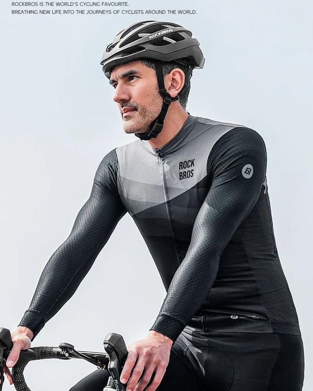 ROCKBROS Summer Cycling Jersey Quick Dry Long Sleeves Bicycle Shirt MTB Road Anti-UV Breathable Ciclismo Motor Bike Clothes