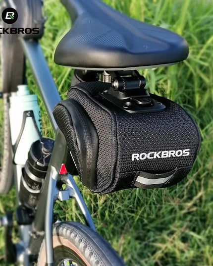 ROCKBROS Rainproof Bicycle Bag Shockproof Bike Saddle Bag For Refletive Rear Large Capatity Seatpost MTB Bike Bag Accessories