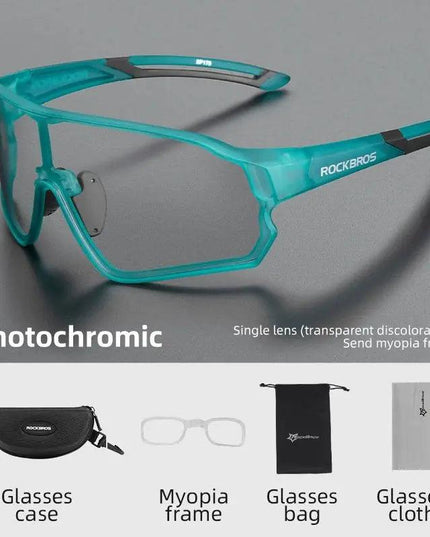 ROCKBROS Cycling Glasses Photochromic MTB Road Bike Glasses UV400 Protection Sunglasses Ultra-light Sport Safe Eyewear Equipment
