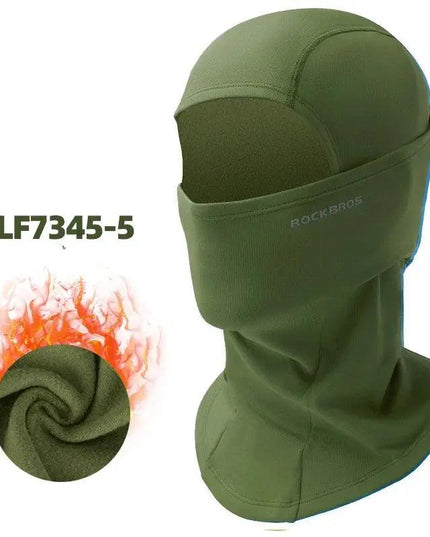ROCKBROS Winter Face Mask Breathable Ski Cycling Scarf Running Training Balaclava Outdoor Sports Warm Winderproof Bike Equipment