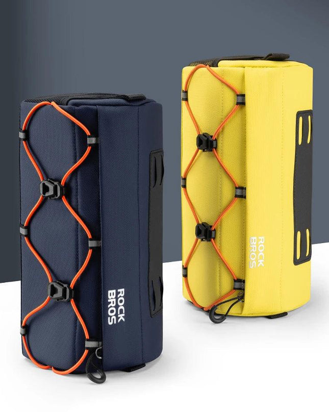 ROCKBROS Bicycle Handlebar Bag 2.2L Multifunctional Mtb Road Cycling Bike Bag Adjustable Shoulder Bag 3D Design Bicycle Packet