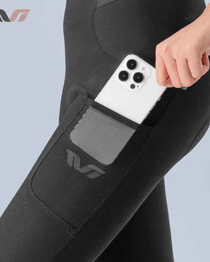 ROCKBROS TVI Series Bicycle Pants Pads Italy Imported Fleece Warm Windproof Tights Leggings High Elasticity Cycling Trousers