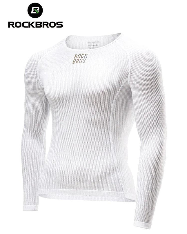 ROCKBROS Bike Jerseys Long Sleeves Breathable Mesh Men Bike Shirt Cycling Clothing Comfortable Summer Racing Clothes Reflective