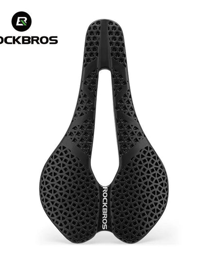 ROCKBROS 3D Printed Bicycle Carbon Saddle Ultra-Light Shock-Absorption MTB Road Profession Racing Bicycle Cycling Saddle