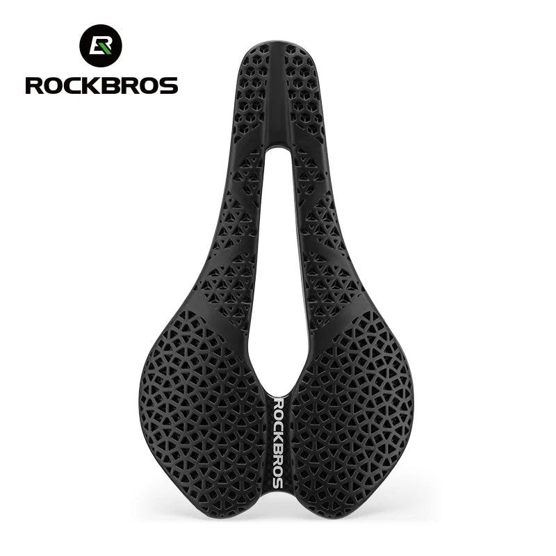 ROCKBROS 3D Printed Bicycle Carbon Saddle Ultra-Light Shock-Absorption MTB Road Profession Racing Bicycle Cycling Saddle