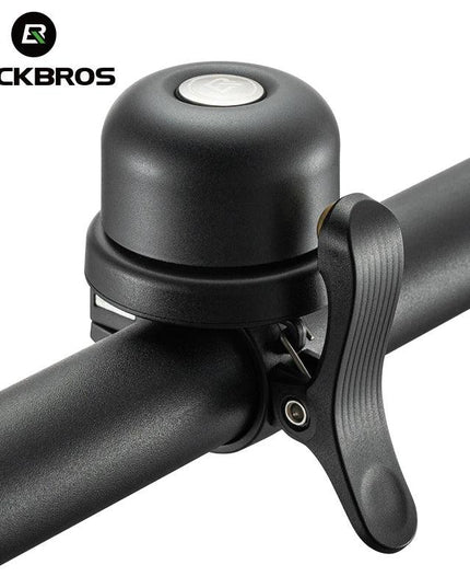 ROCKBROS Bicycle Bell Classical Stainless Bike Bell Loud Horn Cycling Handlebar Bell Portable Alarm Safety Bicycle Accessories