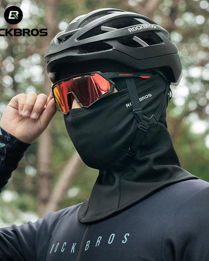 ROCKBROS Winter Face Mask Breathable Ski Cycling Scarf Running Training Balaclava Outdoor Sports Warm Winderproof Bike Equipment
