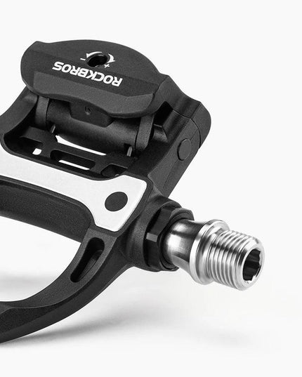 ROCKBROS Pedal Self-locking Carbon Fiber Bicycle Pedal For SPD System Ultralight Road Bike Pedal Cleat Platform Lock For Shimano