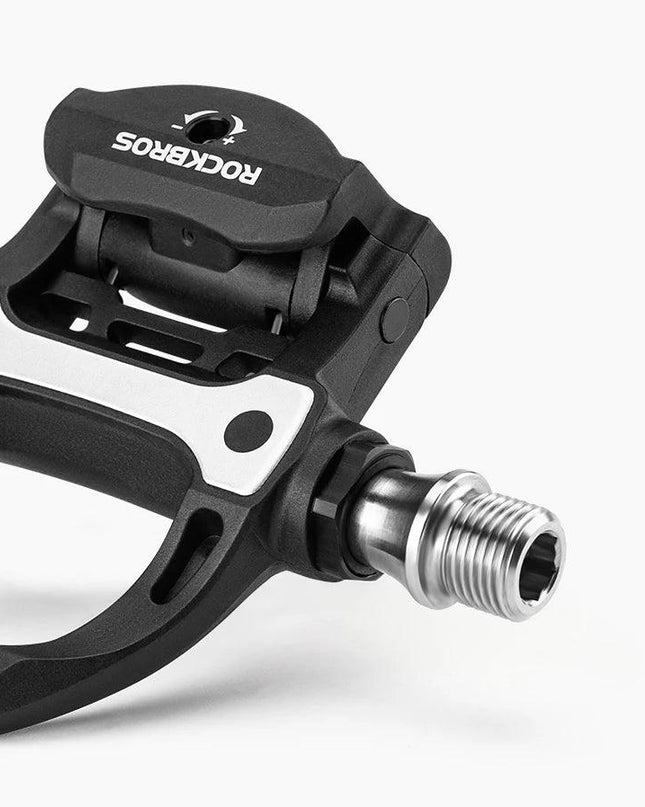 ROCKBROS Pedal Self-locking Carbon Fiber Bicycle Pedal For SPD System Ultralight Road Bike Pedal Cleat Platform Lock For Shimano