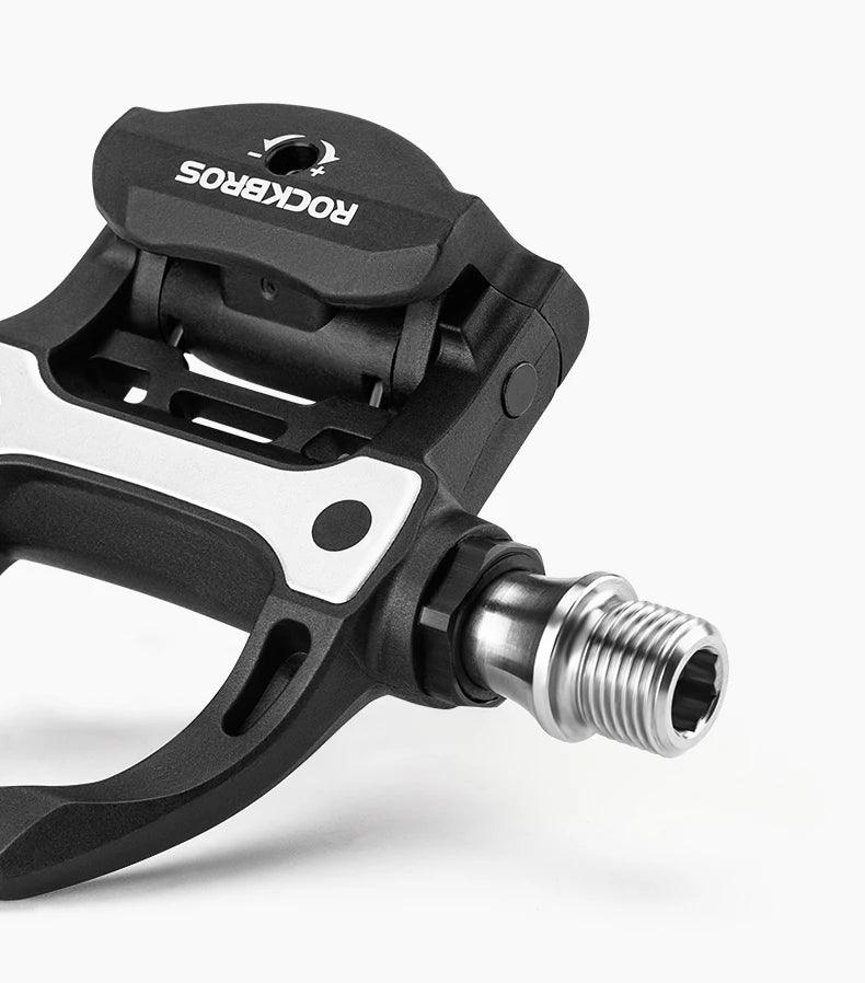 ROCKBROS Pedal Self-locking Carbon Fiber Bicycle Pedal For SPD System Ultralight Road Bike Pedal Cleat Platform Lock For Shimano