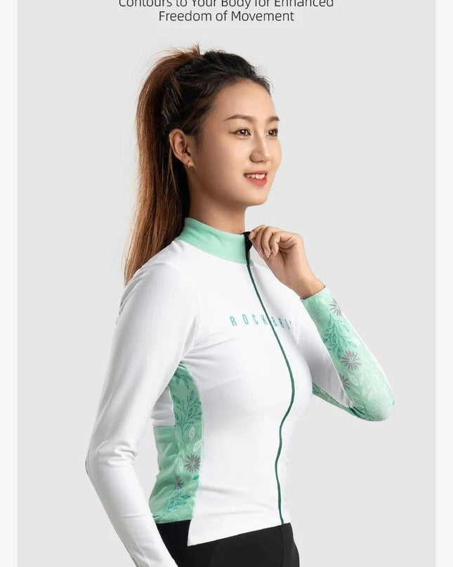ROCKBROS Autumn Winter Cycling Jacket Fleece Bicycle Clothing for Men Women MTB Road Professional Training Jersey Warm Jacket