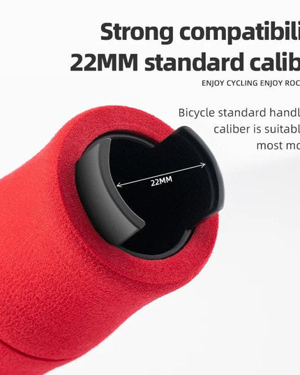 ROCKBROS Bamboo Joint Handlebar Grips EVA MTB Bike With Dust Plug Soft Ultralight Bicycle Handle Alloy Cycling Accessories