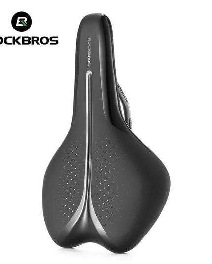 ROCKBROS Ultralight Bicycle Saddle Hollow Breathable Shock-Absorption Nylon MTB Road Bicycle Saddle Chrome Molybdenum Steel Seat