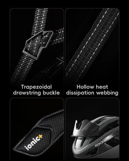 ROCKBROS Cycling Helmet Ultralight Fashion Breathable MTB Road Bicycle Helmet Men Women Suit 54-62CM Racing Bike Equipments ﻿