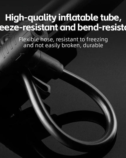 ROCKBROS Bicycle Pump 120 PSI Riding Portable Mini Bike Pump FV/AV Handheld/Vertical Inflation Modes Inflator Cycling Accesories