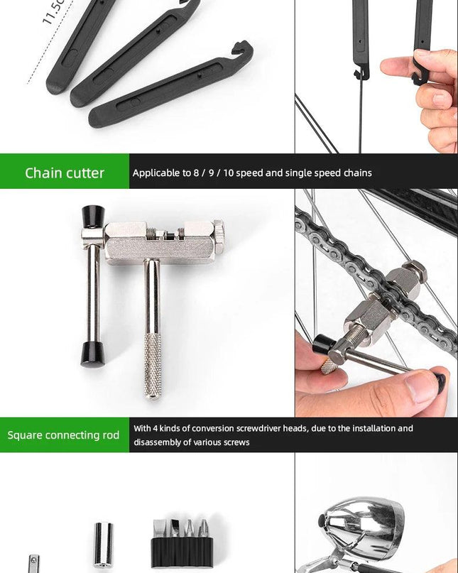 ROCKBROS Bicycle Tools Sets Box Cycling Tools Professional Bike Multifunction Bicycle Repair Tools Key Set Cycling Tools