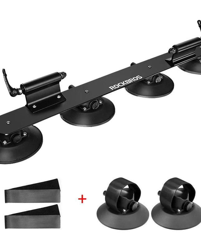 ROCKBROS Bike Bicycle Rack Suction Roof-Top Bike Car Racks Carrier Quick Install Bike Roof Rack MTB Mountain Road Bike Accessory