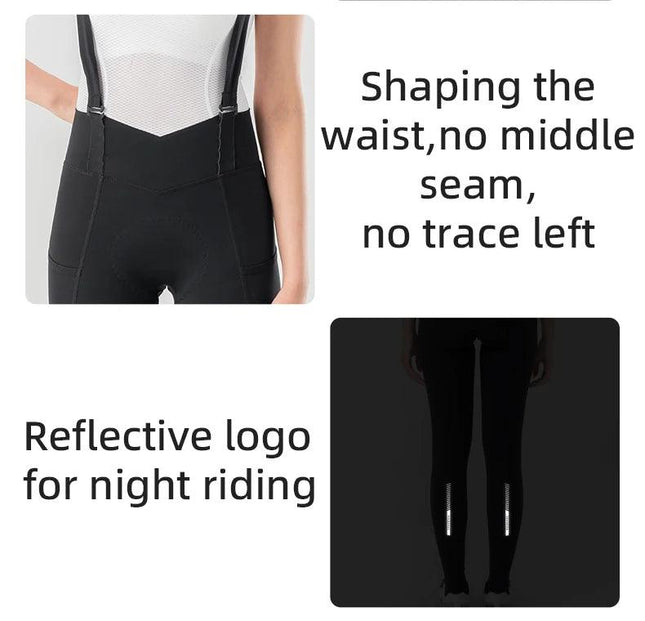 ROCKBROS TVI Series Cycling Bib Pants Spring Autumn Breathable Cycling bib Pants Quick Dry Women PRO Bike Long Pants Cool Pants