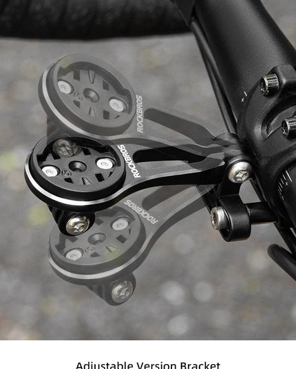 ROCKBROS Bike Bracket Front Light Lamp Holder Aluminum Alloy Extension Holder for Bicycle Computer Wahoo Bryton Garmin Bracket