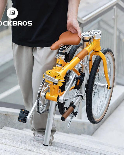 ROCKBROS Lightweight Bike Folding Design 20 inch Bike With Shimano 8-speed Wire-drawn Disc Brake System Adult Folding Bike