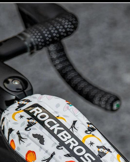 ROCKBROS Bicycle Trunk Bags 1L Hard Shell Bicycle Top Tube Bag MTB Road Bike Tools Storage Package Fashion Bicycle Accessories
