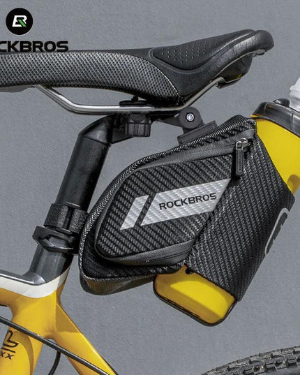 ROCKBROS 1.5L Bicycle Bag Water Repellent Durable Reflective MTB Road Bike With Water Bottle Pocket Bike Bag Accessories