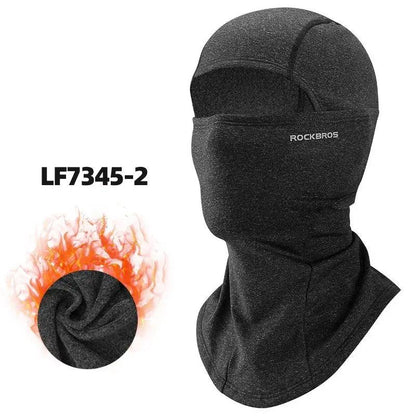 ROCKBROS Winter Face Mask Breathable Ski Cycling Scarf Running Training Balaclava Outdoor Sports Warm Winderproof Bike Equipment