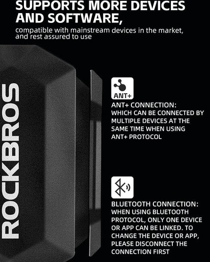 ROCKBROS Bicycle Computer ANT+ Cadence Speed Sensorn Waterproof MTB GPS Cycling For GARMIN Bryton XOSS Bicycle Accessories