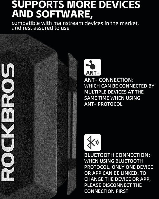 ROCKBROS Bicycle Computer ANT+ Cadence Speed Sensorn Waterproof MTB GPS Cycling For GARMIN Bryton XOSS Bicycle Accessories