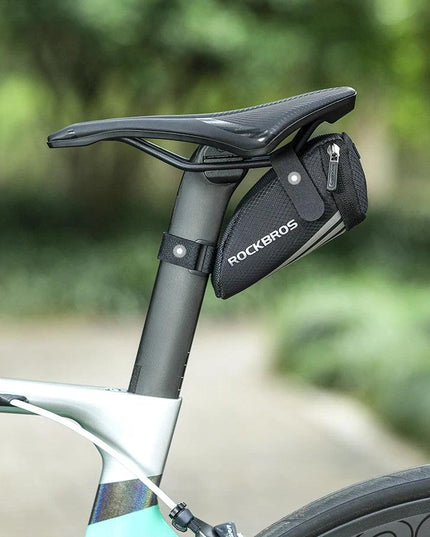 ROCKBROS Bike Bag Portable Reflective Saddle Bag Tail Seatpost Nylon Bicycle Bag MTB Road Bike Bag Panniers Bicycle Accessories