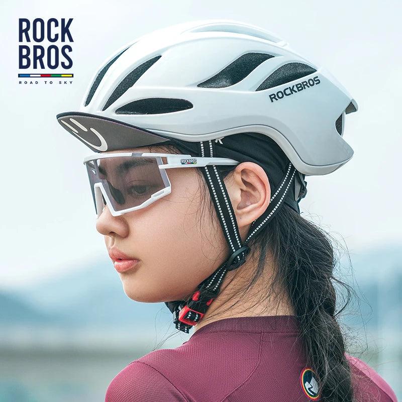 ROCKBROS Cycling Sunglasses Photochromic Polarized Bike Glasses UV400 Ultraviolet Outdoor Sport Hiking Glasses Eyewear Equipment