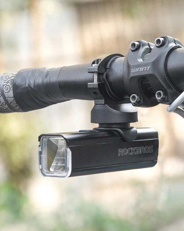 ROCKBROS Bicycle Light 1000LM 4500mAh Bike Light IPX6 Flashlight Aluminum Front Lamp Type-C Charging MTB Road Cycling Highlight
