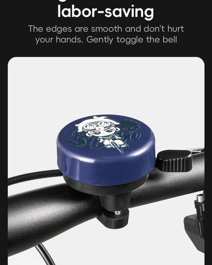 ROCKBROS Bike Bell Cycling Ring Safety Warning Alarm Cycling Handlebar Bell Ring Lightweight 80-100dB Durable Bells Accessories