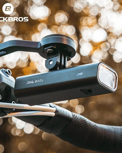 ROCKBROS Bike Front Light IPX6 Type-c Rechargeable Bicycle Hanging Light Headlight LED Flashlight 400/800/1000/1500LM Aluminum