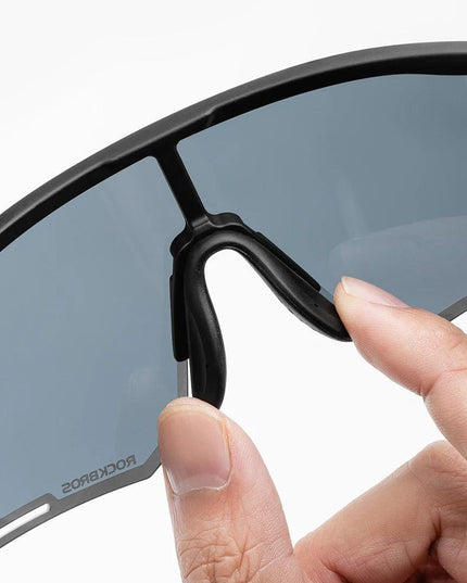 ROCKBROS Polarized Glasses Wireless Bluetooth 5.2 Sunglasses Headset Telephone Driving MP3 Riding Cycling Eyewear UV400 Goggles