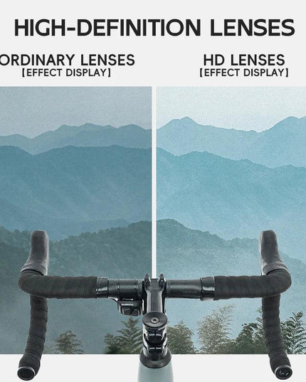 ROCKBROS Cycling Glasses Lightweight Frameless Bike Glasses High-Definition Lenses Road Bicycle Protection Goggles Sport Eyewear