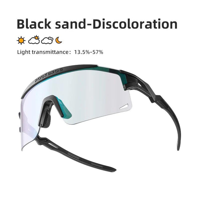 ROCKBROS New Cycling Glasses Ultralight Photochromic Anti-Fog Cycling Sunglasses MTB Road Outdoor Sports UV Protection Goggles ﻿