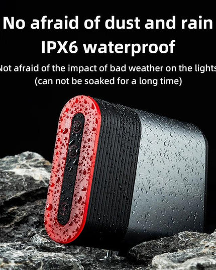ROCKBROS Bicycle Tail Light With Lock Bluetooth Password Pairing Bike Lock Light IPX6 Waterproof Warning Light Tail  Accessories