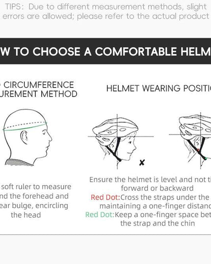 ROCKBROS Cycling Helmet Men Women Bicycle Helmet Intergrally-molded Adjustable MTB Road Thickened Sport Safe Hat Bike Helmet