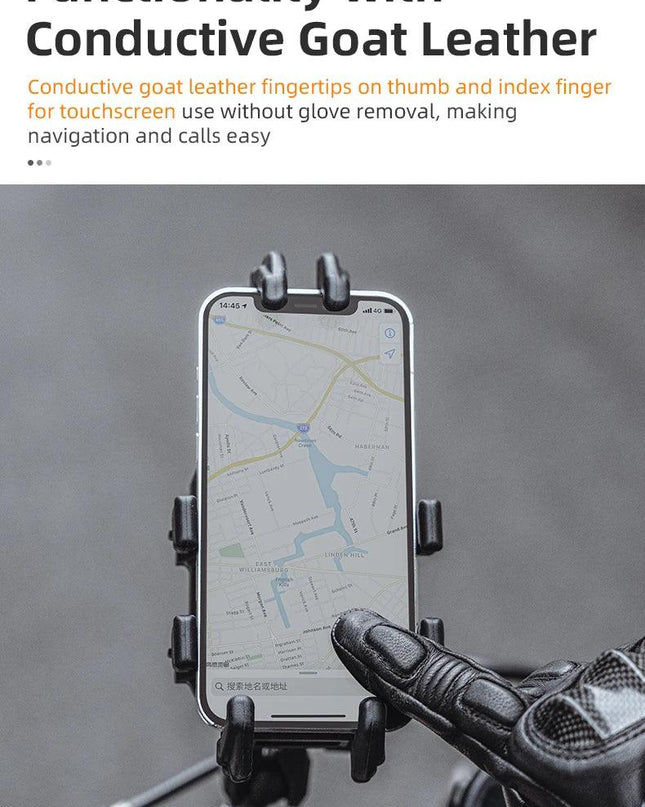ROCKBROS Gloves Full Finger Racing Gloves Motorcycle Tactical Gloves Touch Screen Outdoor Sports Protection Cycling Bike Gloves