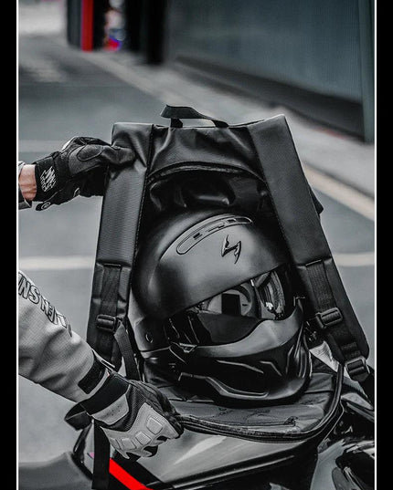 ROCKBROS Backpack High-Capacity Full Helmet Bag  Travel Luggage Bag 14.5L Breathable Reflective Motorcycle Rider Bags Accessory