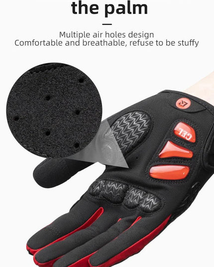 ROCKBROS Windproof Cycling Gloves Touch Screen Riding MTB Bike Bicycle Gloves Thermal Warm Motorcycle Winter Autumn Bike Gloves