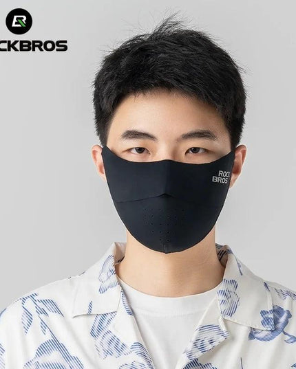ROCKBROS Cycling Ice Silk Face Mask Anti-UV Sun Protection Breathable Dustproof Men Women Bandana Running Fishing Sports Mask