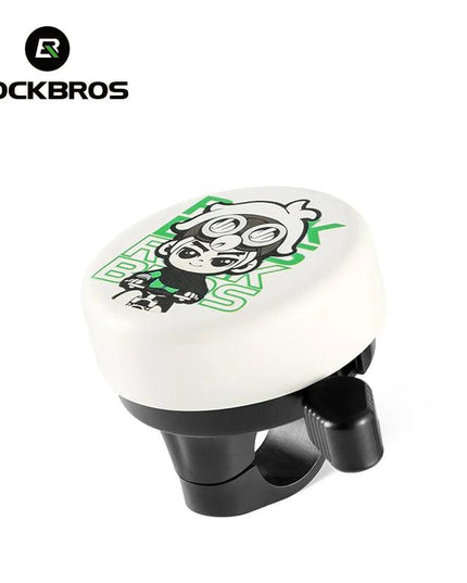 ROCKBROS Bike Bell Cycling Ring Safety Warning Alarm Cycling Handlebar Bell Ring Lightweight 80-100dB Durable Bells Accessories