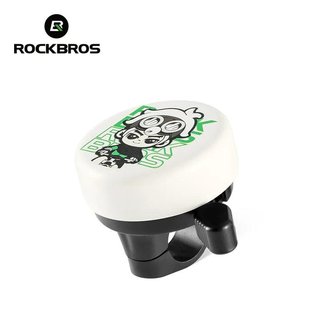 ROCKBROS Bike Bell Cycling Ring Safety Warning Alarm Cycling Handlebar Bell Ring Lightweight 80-100dB Durable Bells Accessories
