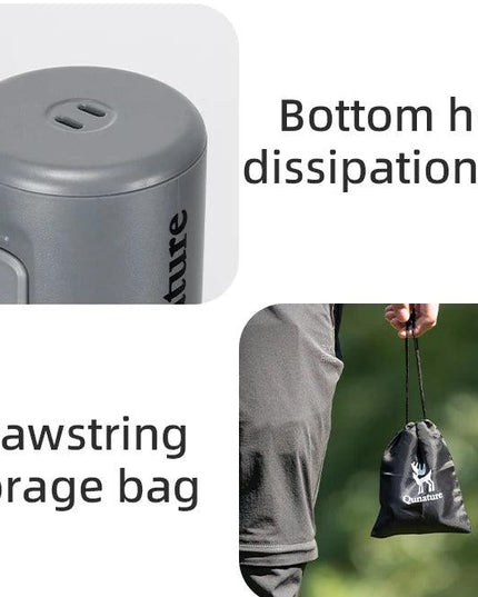 Qunature Electronic Wireless Inflator Pump Air Compressor Portable Outdoor Camping Tools Inflation Pump Cushions Sleeping Mat