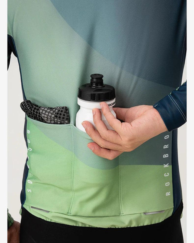 ROCKBROS Autumn Winter Cycling Jacket Fleece Bicycle Clothing for Men Women MTB Road Professional Training Jersey Warm Jacket