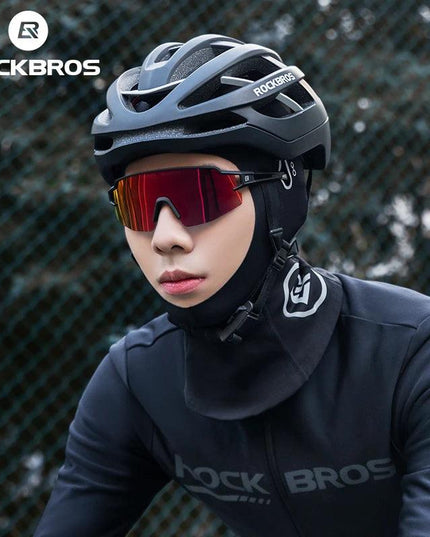 ROCKBROS Scarf Warmer Fleece Balaclava Non-Slip Outdoor Sport Cycling Mask Windproof Caps Ear Neck Protection Thermal Sport Mask