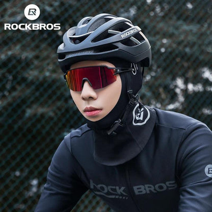 ROCKBROS Scarf Warmer Fleece Balaclava Non-Slip Outdoor Sport Cycling Mask Windproof Caps Ear Neck Protection Thermal Sport Mask